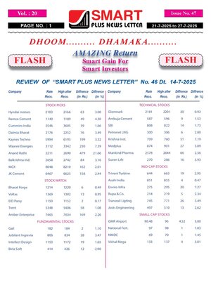 Smart Plus News Letter - Magazine